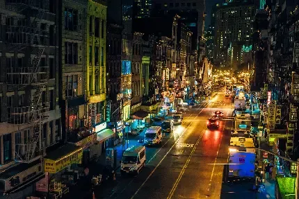  والپیپر شهر در شب