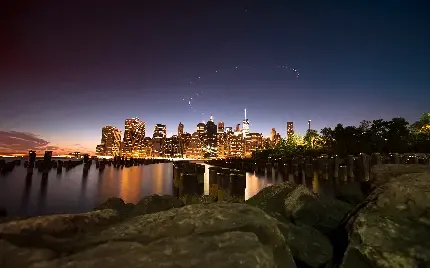  والپیپر شهر در شب