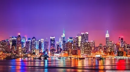  والپیپر شهر در شب