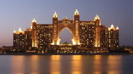  عکس شهر در شب از بالا
