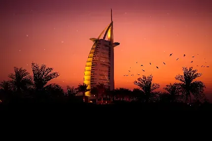  عکس شهر در شب از بالا