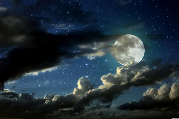  عکس شب مهتابی عاشقانه