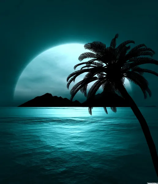 عکس ماه در شب واقعی از نزدیک