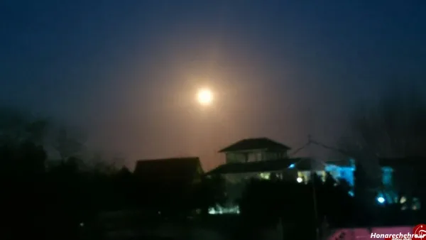 عکس ماه در شب واقعی از نزدیک