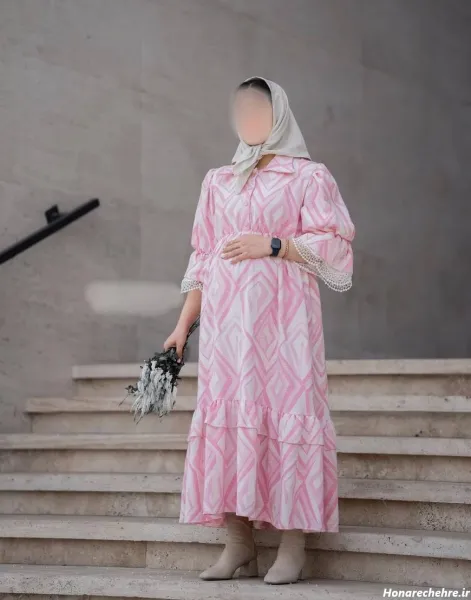 ژست عکس بارداری با همسر