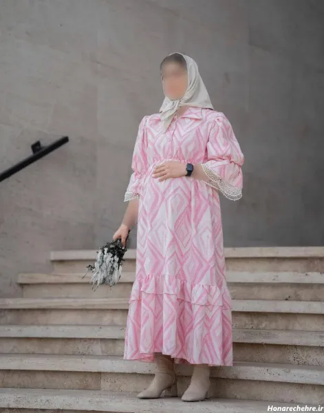 ژست عکس بارداری با همسر
