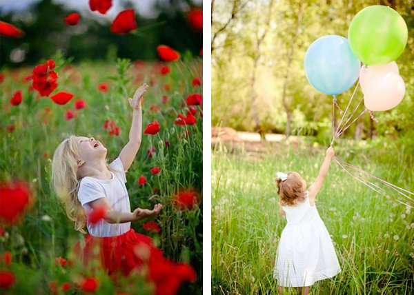 ژست عکاسی در طبیعت بهار