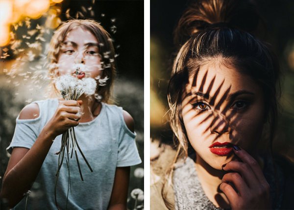 ژست عکاسی در طبیعت بهار