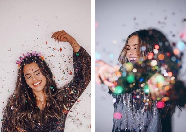 ژست عکاسی دخترانه در خانه برای تولد