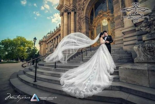  عکس عروس و داماد در تالار