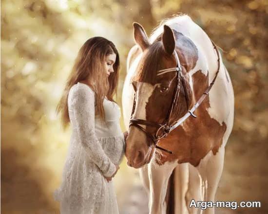  عکس اسب و دختر عاشقانه