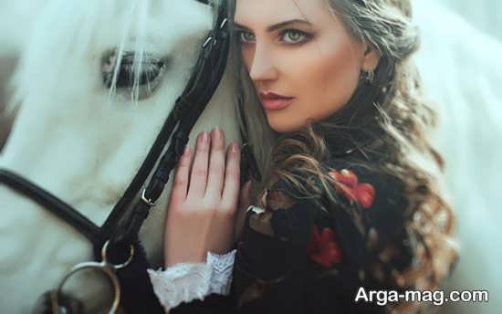  عکس دختر اسب سوار ایرانی