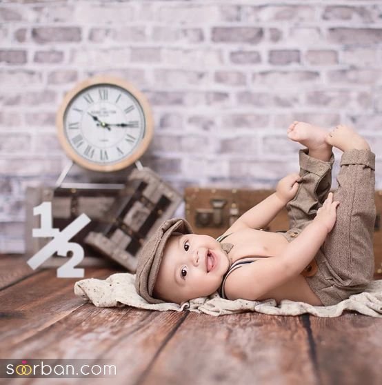 عکس آتلیه کودک پسر یک ساله