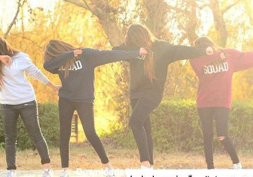  عکس دخترانه چهار نفره شیک فانتزی