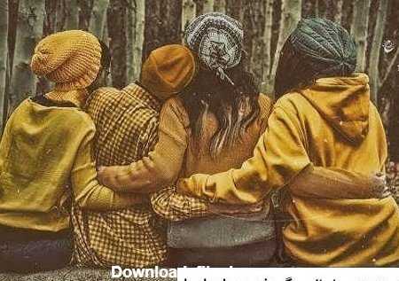  عکس دخترانه چهار نفره شیک فانتزی