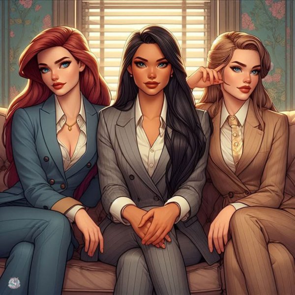  عکس پروفایل سه نفره دخترانه فانتزی