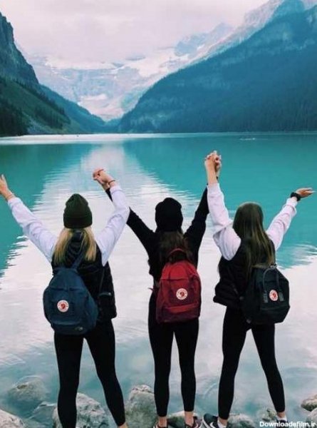  عکس سه رفیق دختر لاکچری