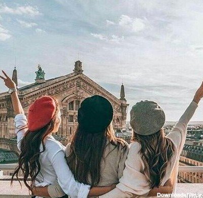  عکس سه نفره رفیق برای پروفایل