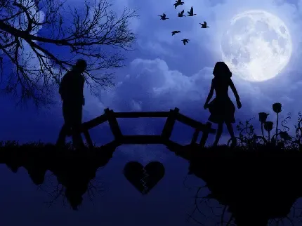 عکس جدایی غمگین