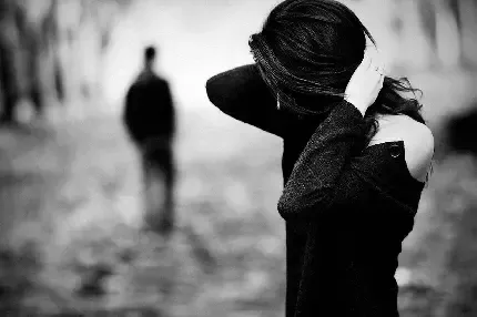 عکس جدایی غمگین