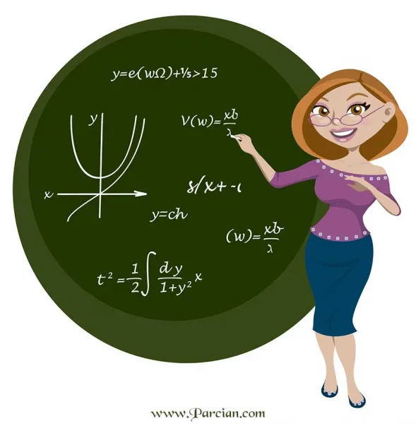  عکس کارتونی معلم با حجاب