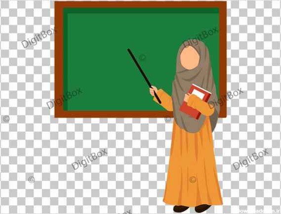  عکس معلم فانتزی با حجاب