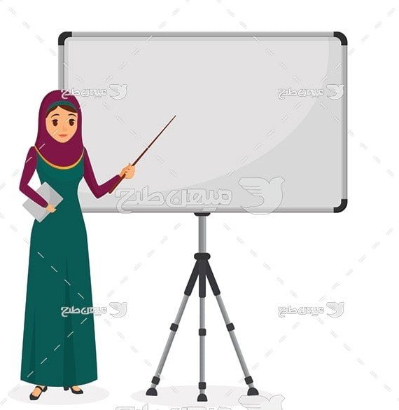 عکس معلم فانتزی با حجاب