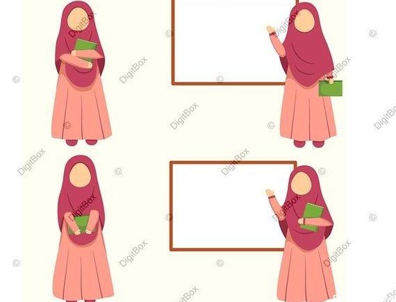  عکس معلم فانتزی با حجاب