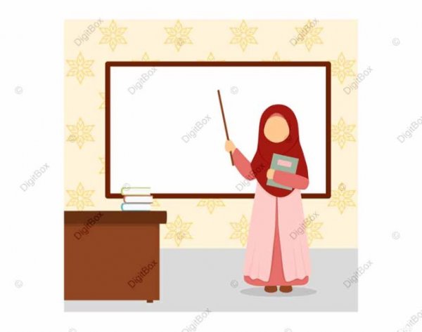  عکس معلم فانتزی با حجاب