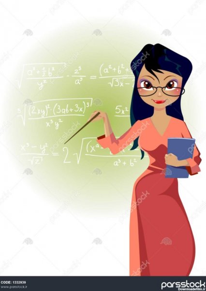  عکس کارتونی معلم با حجاب برای پروفایل