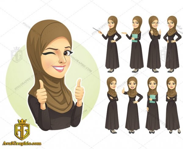  عکس معلم در حال تدریس با حجاب
