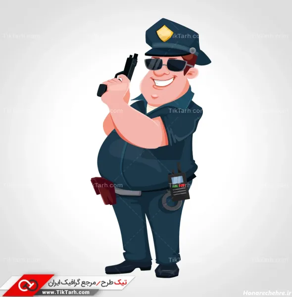  عکس کارتونی پلیس