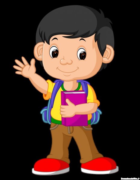 عکس کارتونی پسر بچه مو فرفری