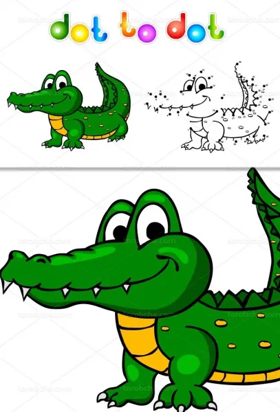  عکس کارتونی تمساح