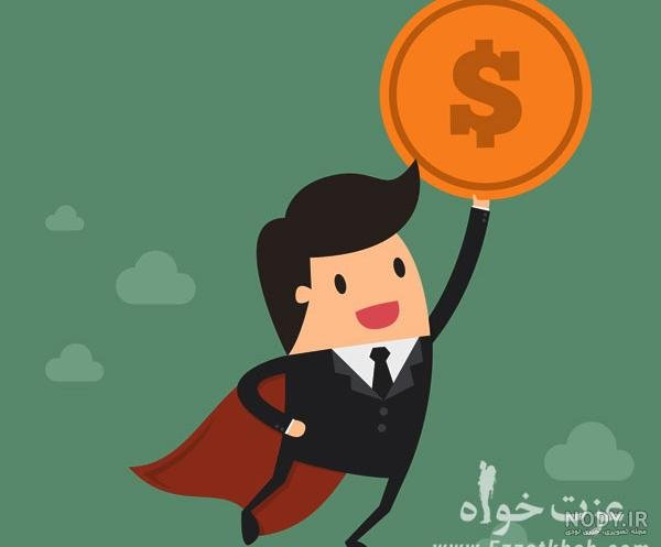  عکس کارتونی ثروتمند