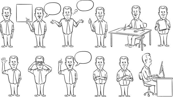  عکس مرد ثروتمند کارتونی