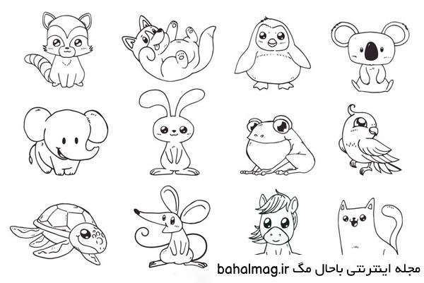  عکس حیوانات کارتونی فانتزی