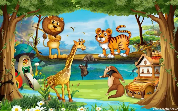  عکس حیوانات کارتونی برای پروفایل
