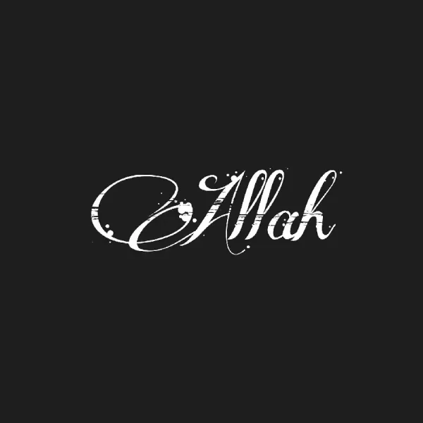  تصویر زمینه الله مشکی