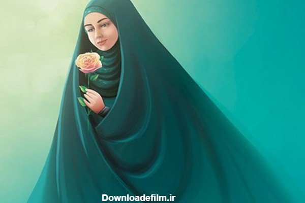 عکس نماز خواندن دختر فانتزی