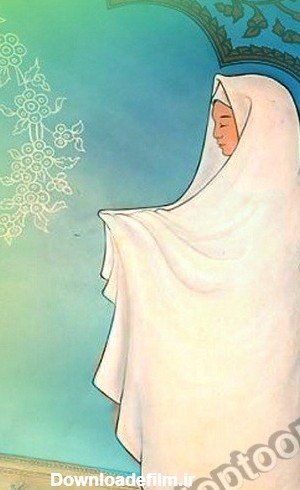 عکس نماز خواندن دختر فانتزی
