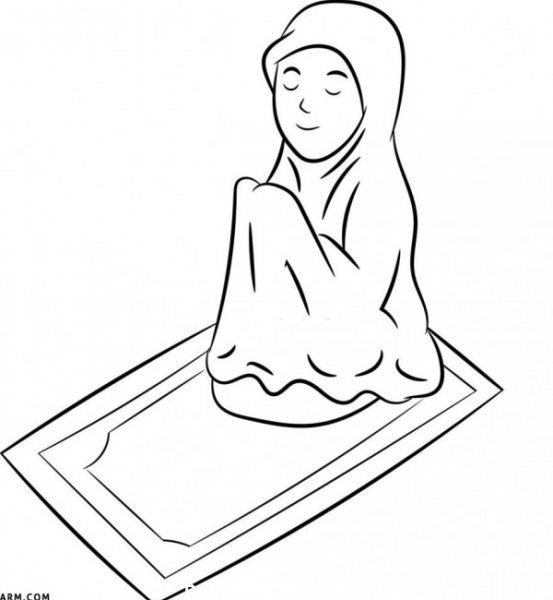عکس نماز خواندن دختر واقعی