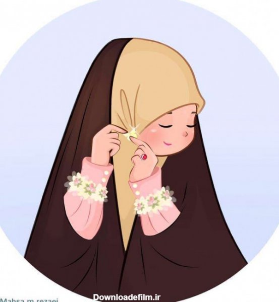 عکس دختر با چادر نماز برای پروفایل