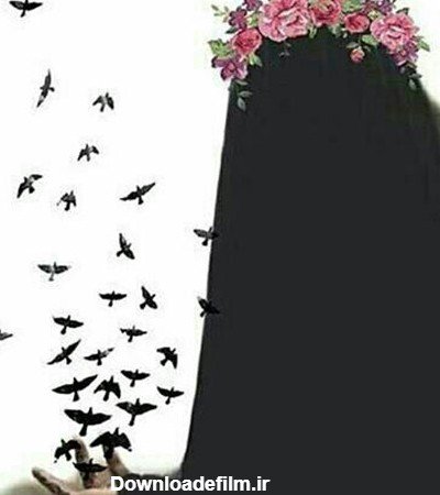 عکس دختر با چادر نماز برای پروفایل
