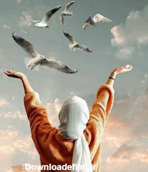 عکس دختر با چادر نماز برای پروفایل