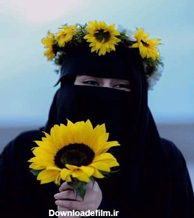 عکس دختر با چادر نماز برای پروفایل