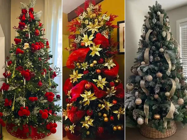  ایده تزیین درخت کریسمس
