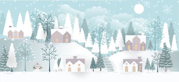  عکس برف و کریسمس