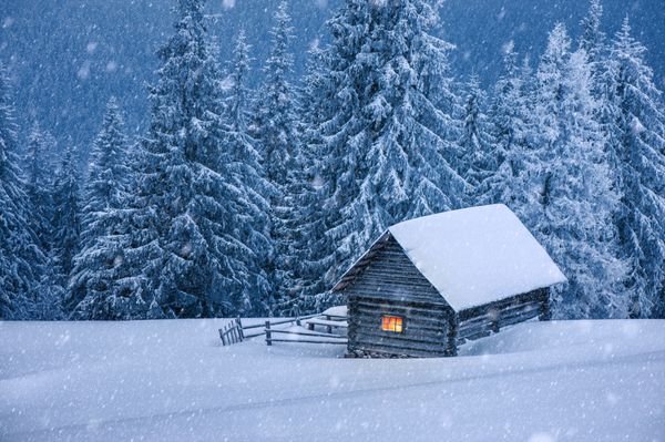  عکس برف و کریسمس