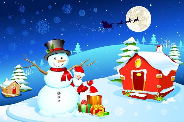  عکس برف و کریسمس